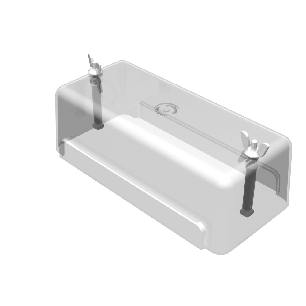 Test Switch Cover Black Flush