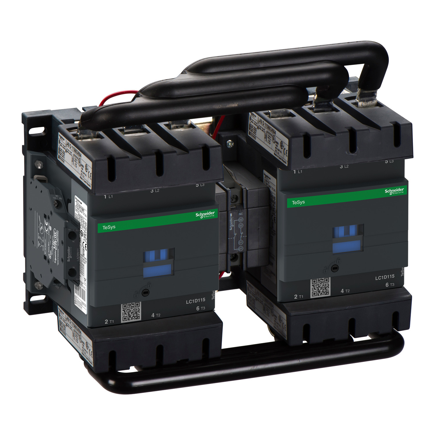 LC2D115F7 TeSys D LC2D Reversing IEC Contactor, 110 V AC V Coil, 115/200 A, 3NO Contact, 3 Poles