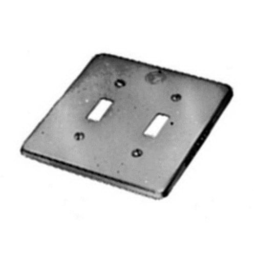 Toggle Switch Cover; 4.63 Inch Depth, Aluminum, Gray