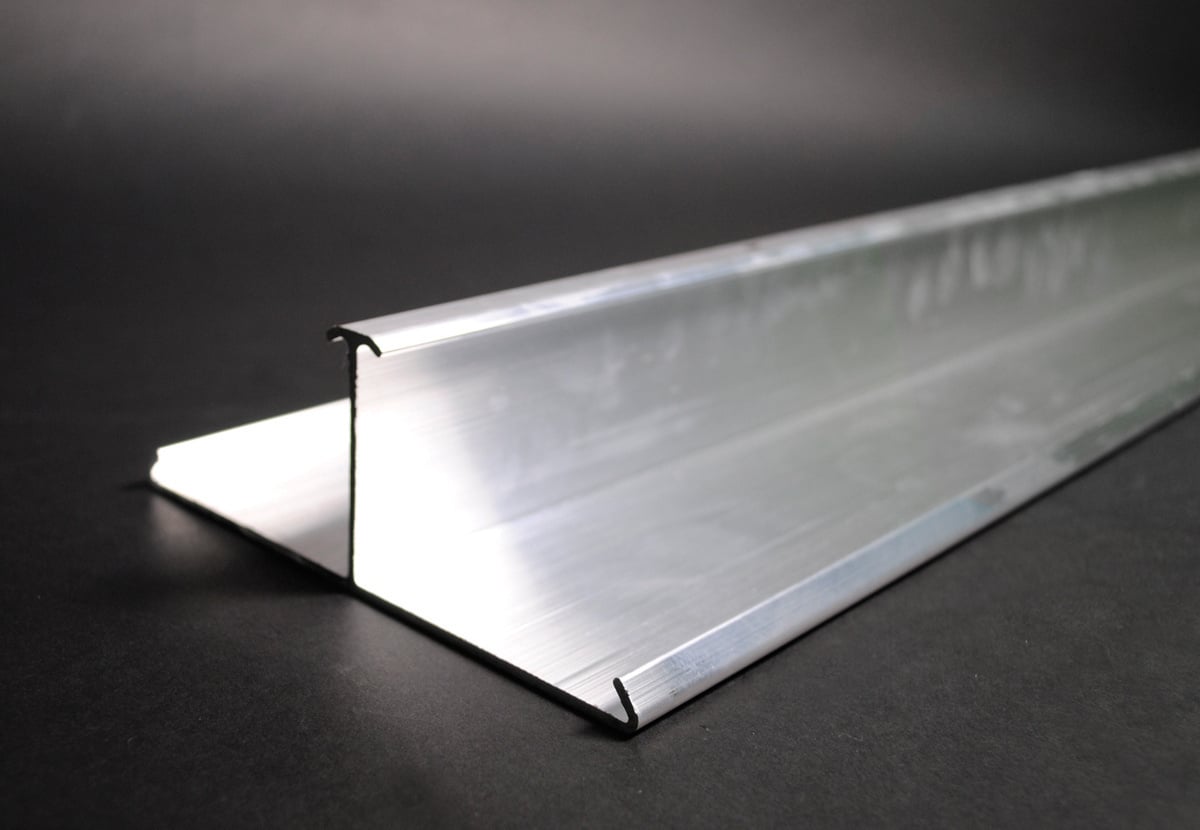 ALDS4000B Raceway Base, 10 ft L x 5-1/2 in W x 2-1/16 in H, Aluminum, Satin Anodized