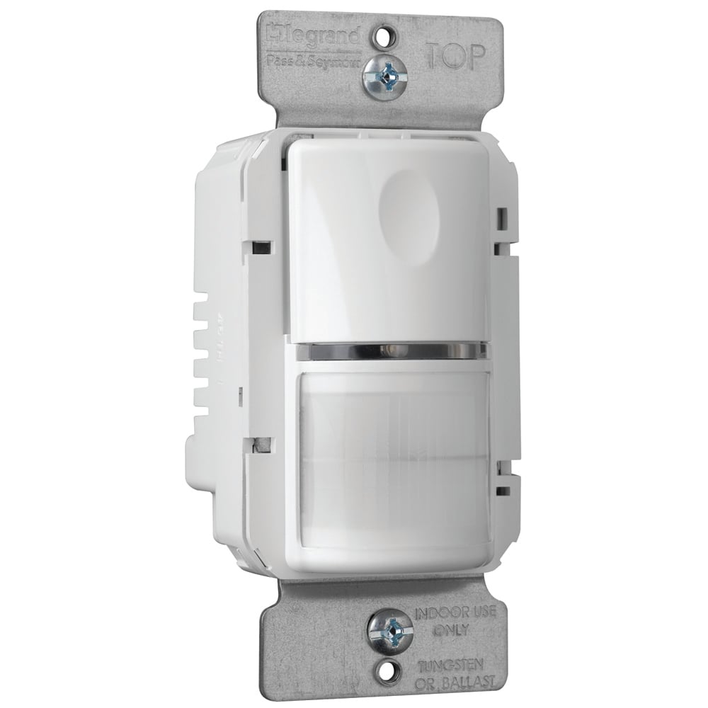 PTWSP250W PlugTail Wall Mount Occupancy Sensor, Passive Infrared Sensor, 900 ft Coverage, 180 deg Viewing