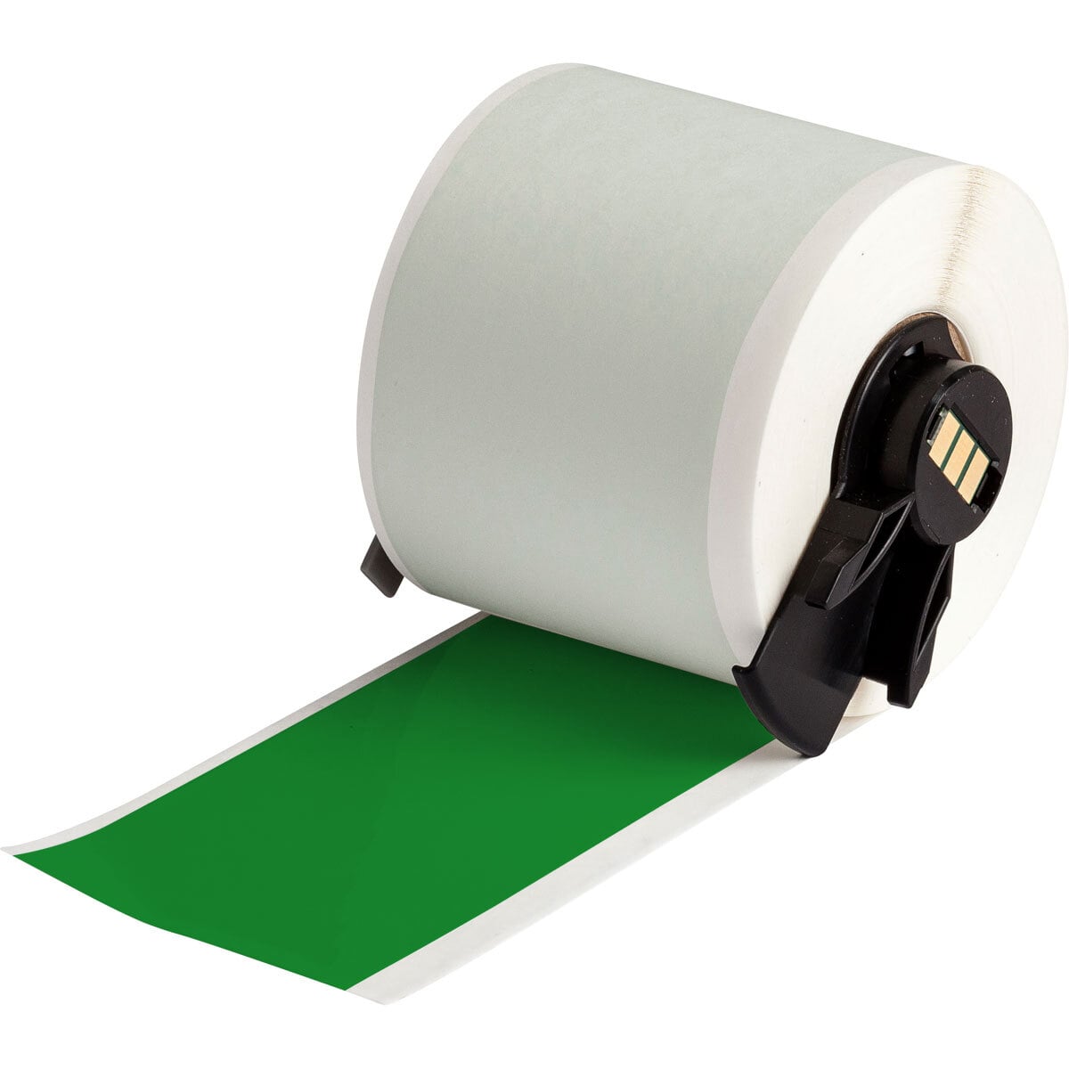 M6C-2000-595-GN All Weather Permanent Adhesive Label Tape, 50 ft L x 2 in W, Vinyl