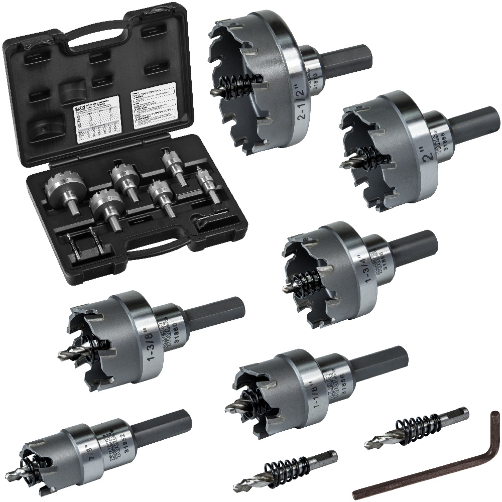 31873 Master Electricians Hole Cutter Kit, 8 Pieces
