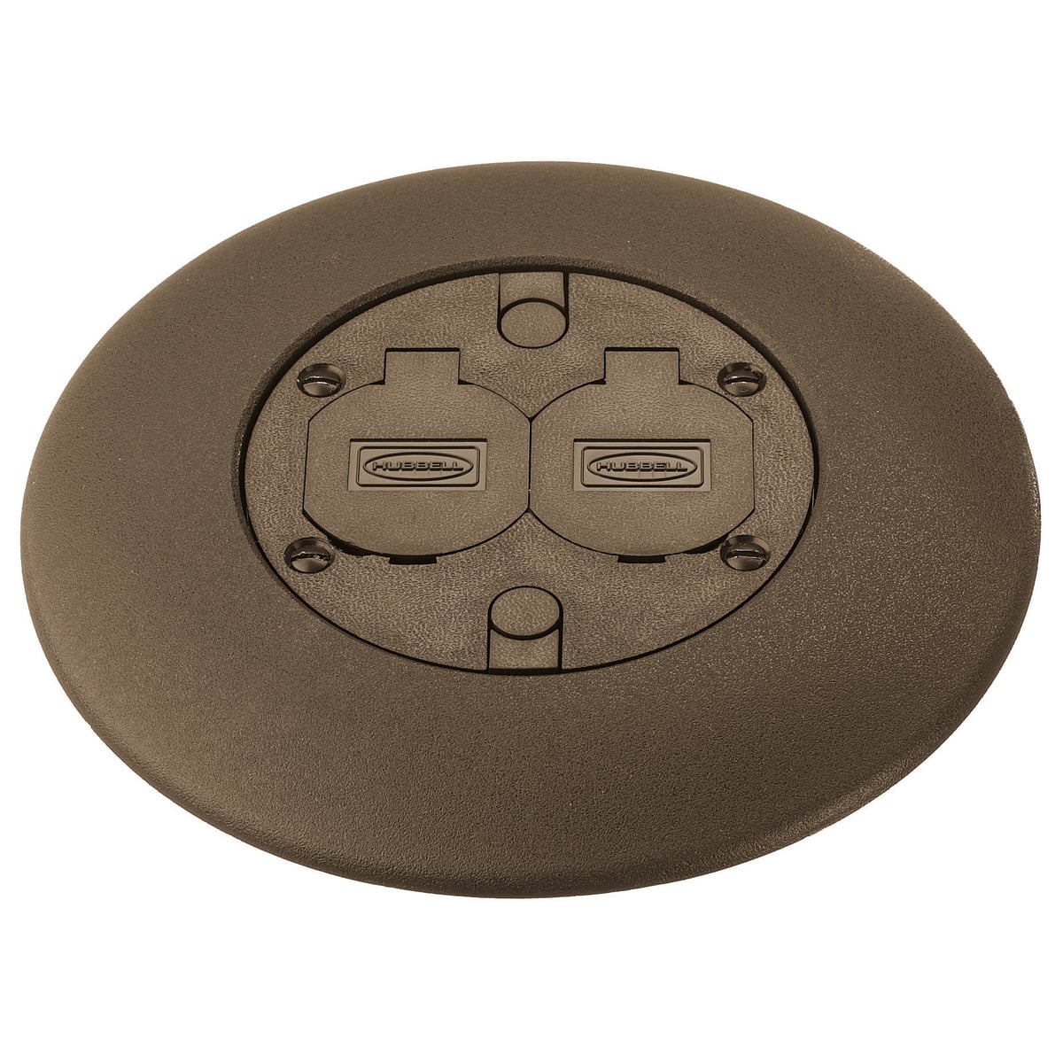 FRFBRA Standard Fire-Rated Poke-Through Flush Service Fitting, 7 in Dia, Composite