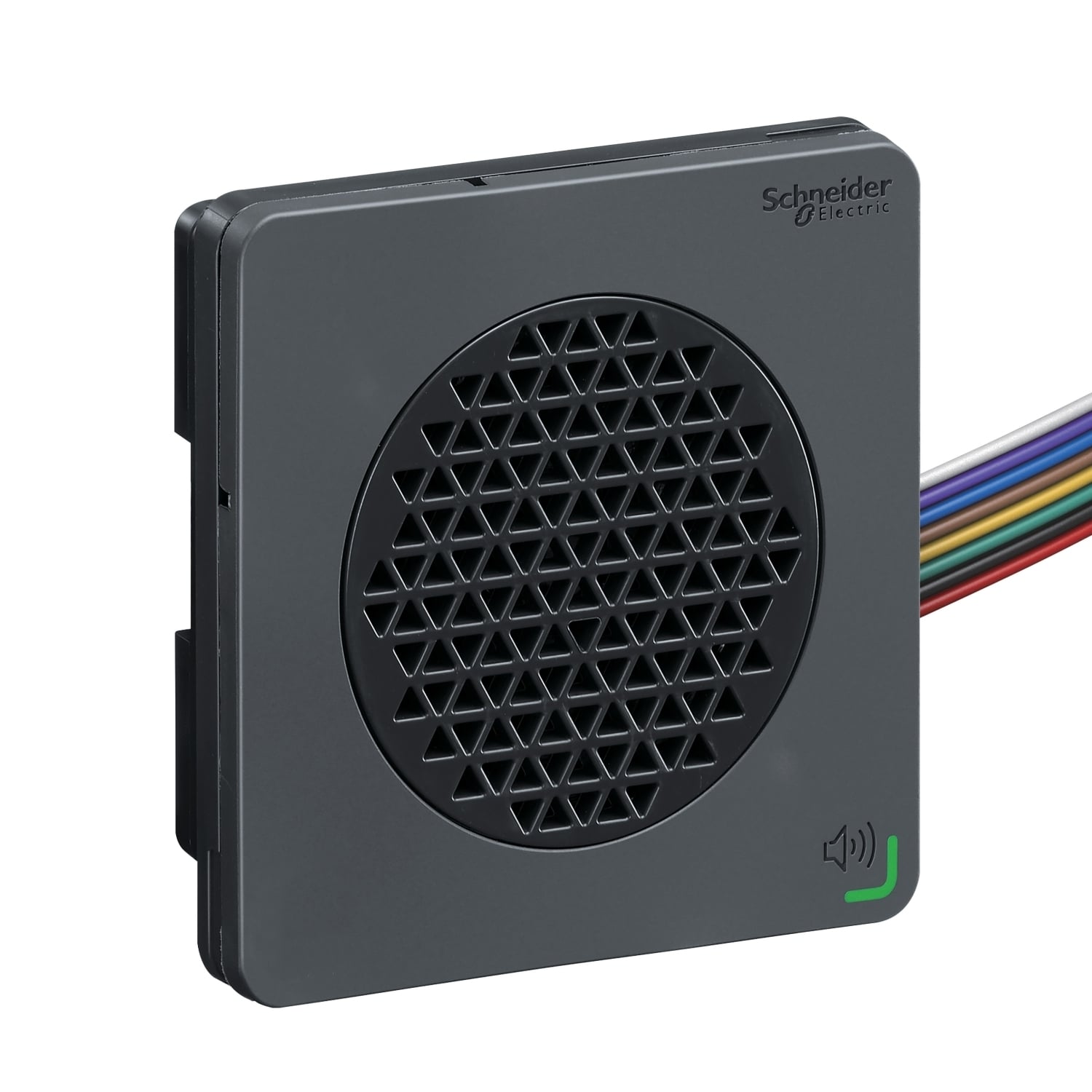 XVSV7BBP XVSV Editable Voice Alarm, 12 to 24 V DC, 75 mA, 0 to 89 dB Sound, Versatile Mounting, Dark Grey