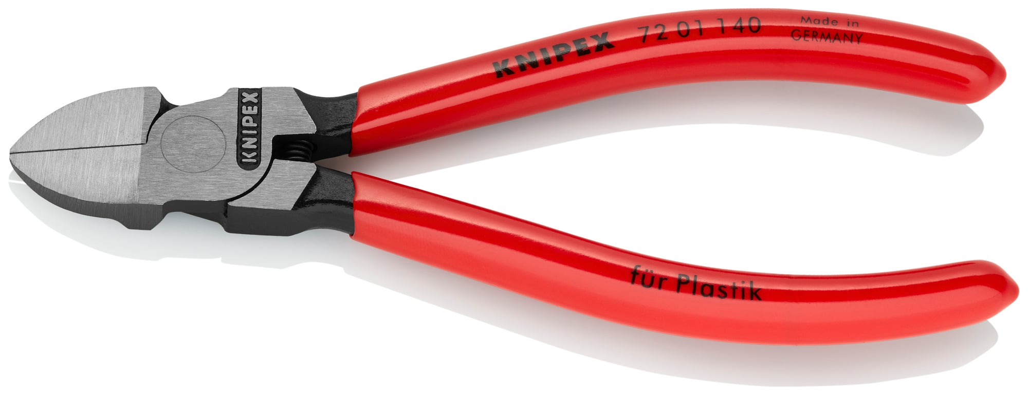 Diagonal Pliers for Flush Cutting Plastics, 5 1/2 in., Plastic Coating