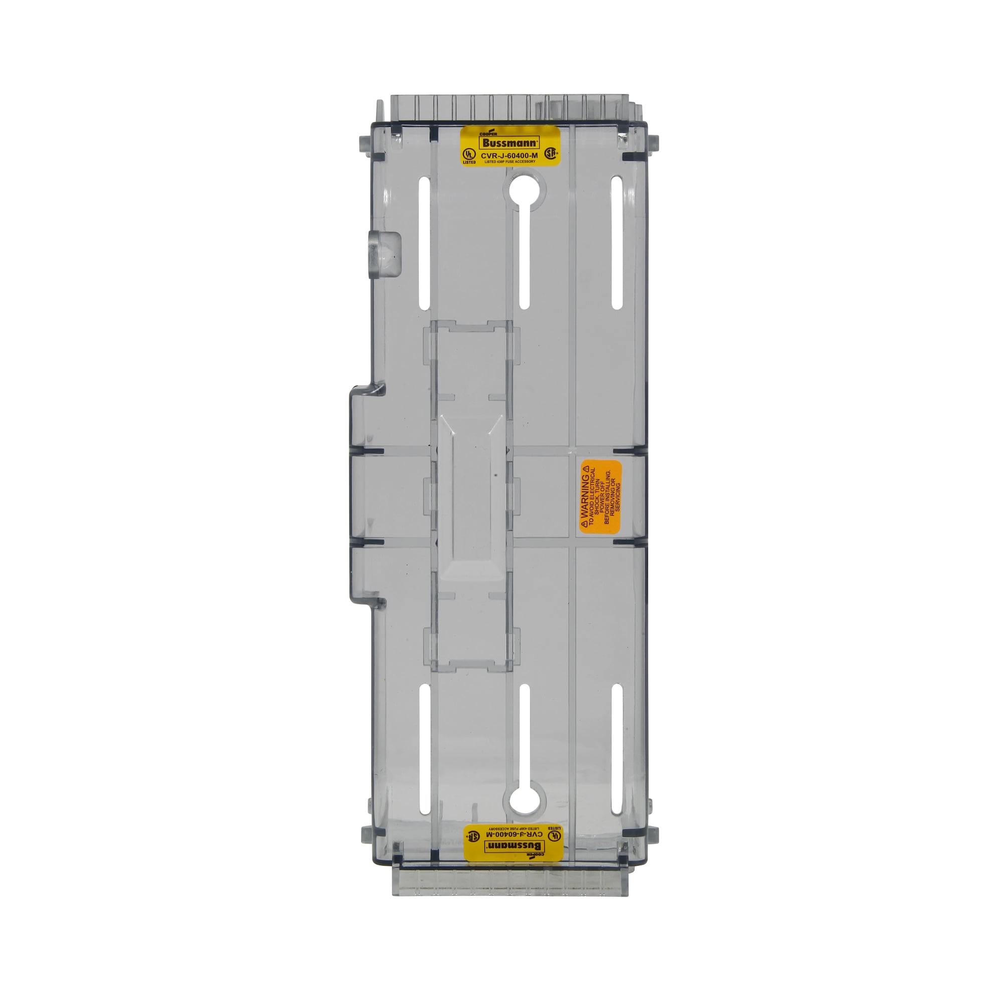 CVR-J-60400-M Non-Indicating Fuse Block Cover, 400 A, 600 V AC, For Use With Class J Modular Fuse Block, Thermoplastic