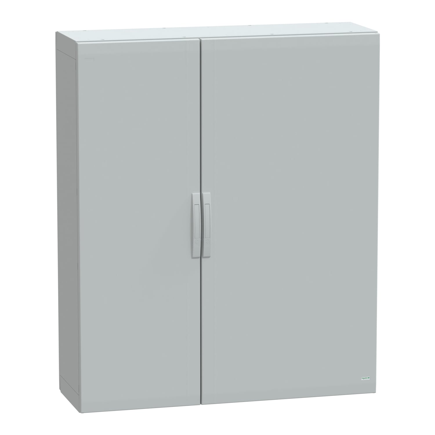 NSYPLA15124G Thalassa PLA 2-Door Completely Sealed Multi-Purpose Floor Mount Suitable Enclosure, 1250 mm W x 420 mm D x 1500 mm H, NEMA 1/2/13/14/IP65/IK10 NEMA Rating, Reinforced Polyester Fiberglass