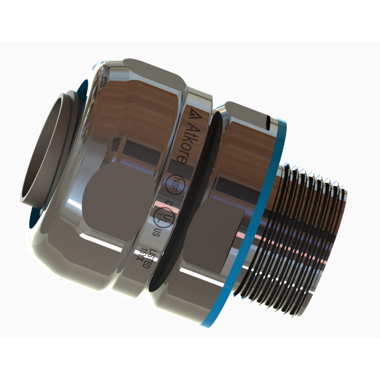 Stainless Steel 316 Flex Hygienic Straight Connector 2"