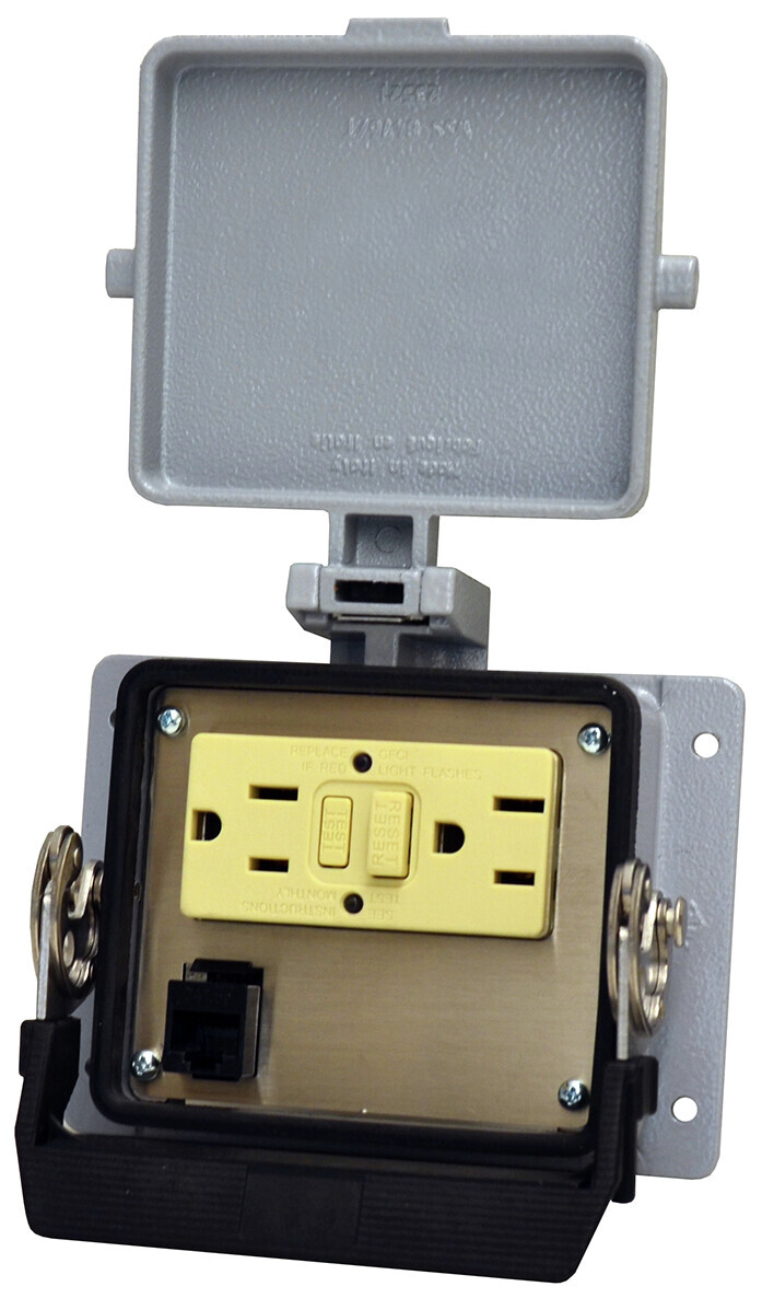 8000-100/1000-362 Bulkhead Interface Port, 15 Amperage