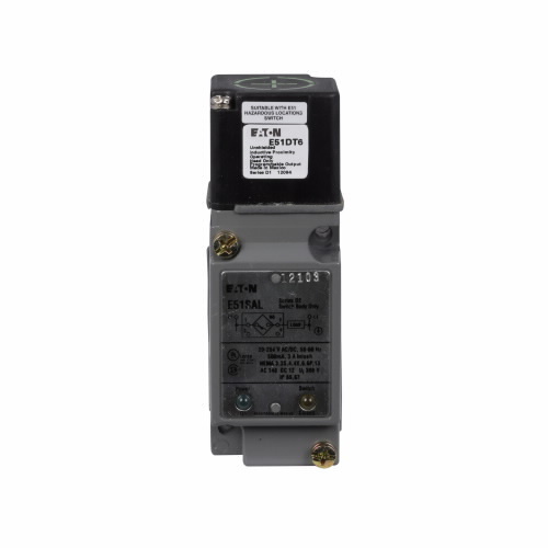E51DT6 Sensor Head, Inductive Proximity Sensor, 0.94 in, Top Sensing Position