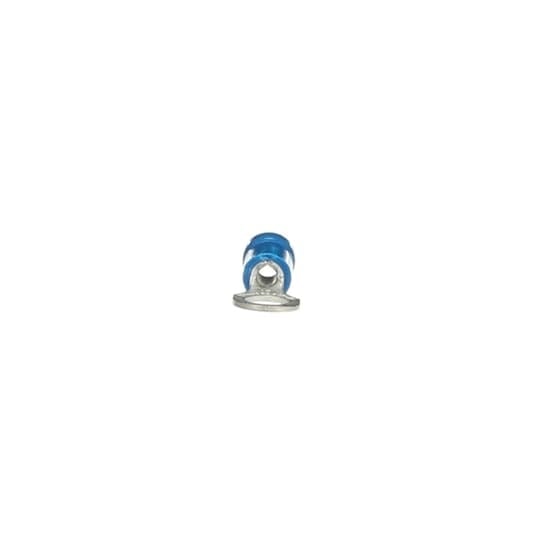 14RB-10CP Sta-Kon RB Series Insulated Ring Terminal, 18 to 14 AWG Conductor, 0.97 in L, Brazed Seam Barrel, Copper, Blue