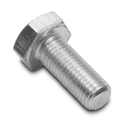 E142-3/8-3/4 Superstrut 100 Standard Cap Screw, 3/8-16 x 1 in Thread, Hex, 0.65 in W x 0.243 in H Head, 3/4 in L under Head, UNC, Steel