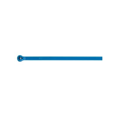 TY232M-6 Ty-Rap Standard High Performance Cable Tie, 8 in L x 0.1 in W x 0.05 in THK, Nylon/Polyamide 6.6, Blue