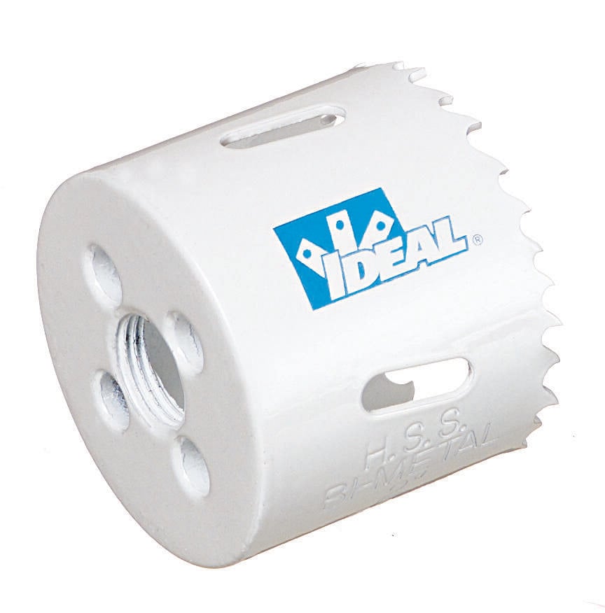 36-548 Hole Saw, 3-1/2 in Dia, 1-7/8 in D Cutting, Bi-Metal Cutting Edge, 7/16 in, 3/8 in Arbor