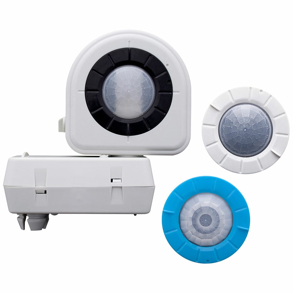 OSFLA-ITW High Bay Occupancy Sensor With Offset Adapter, 120/230/277/347 V AC, PIR Sensor