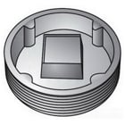OZ-Gedney Type PLG Patented Threaded Insert Plug, Size: 6 IN, Malleable Iron, Finish: Zinc Electroplated, Connection: Threaded NPT, Body Thick: 1-1/2 IN, Third Party Certification: UL File Number E-34997 Suitable For Wet Locations, UL Listed For H