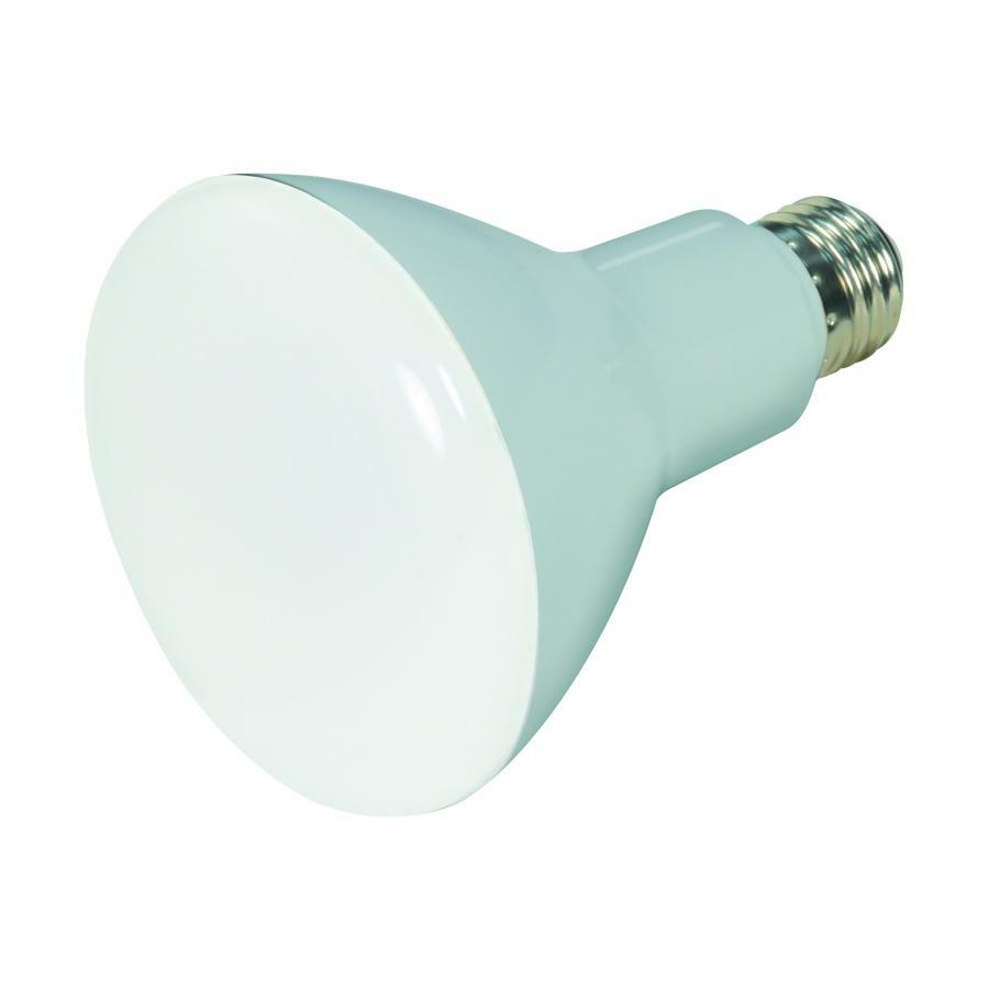 S28596 Dimmable LED Lamp, 7.5 W, 65 W Incandescent Equivalent, E26 Lamp, BR30 Shape, 650 Lumens