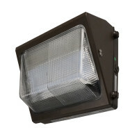 OWG1120MV50BZ Corvus Dimmable Wallpack,) LED Lamp, 120 W Fixture, 120 to 277 V AC, Fine Textured Powder Coated Housing