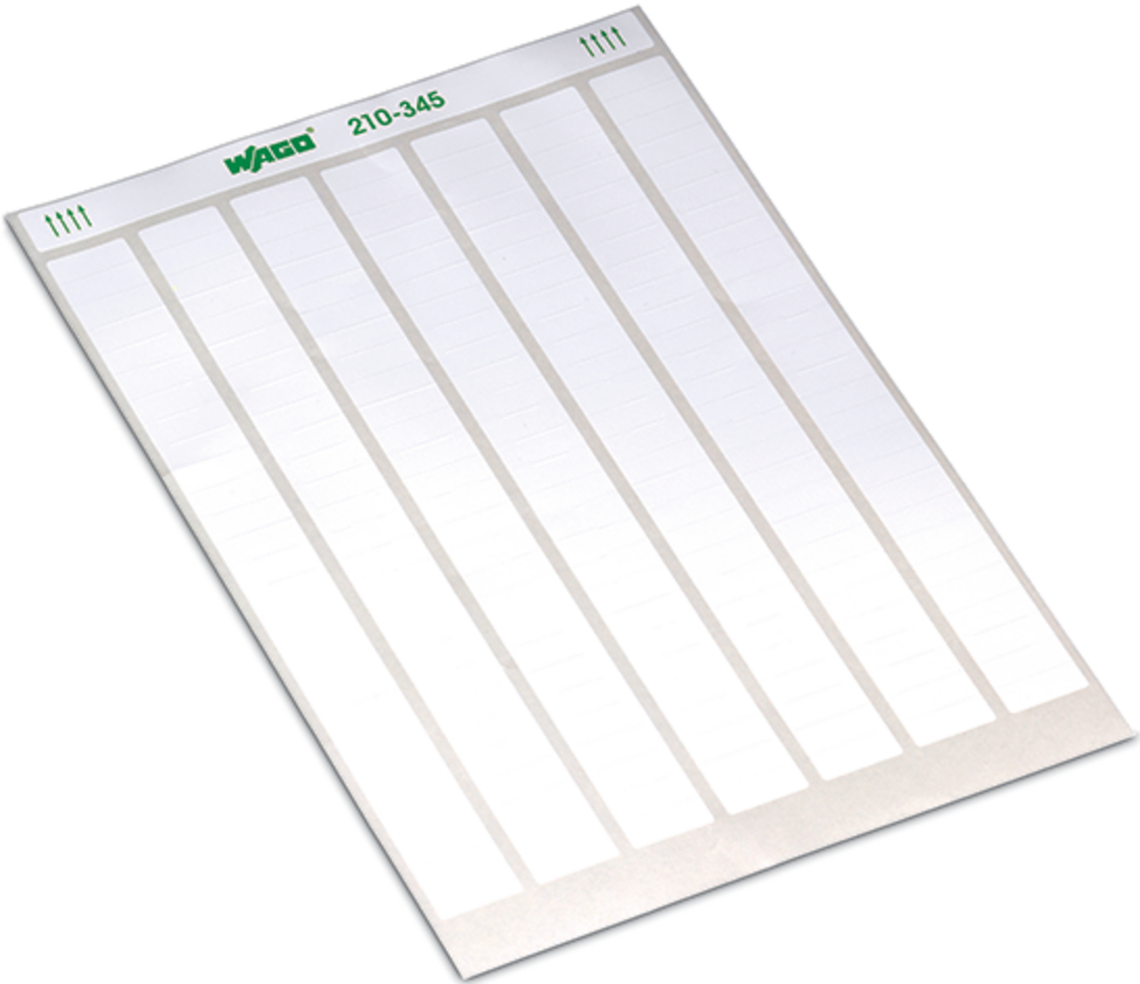 210-345 210 Permanent Adhesive Labels, 25 mm L x 9.5 mm W, White