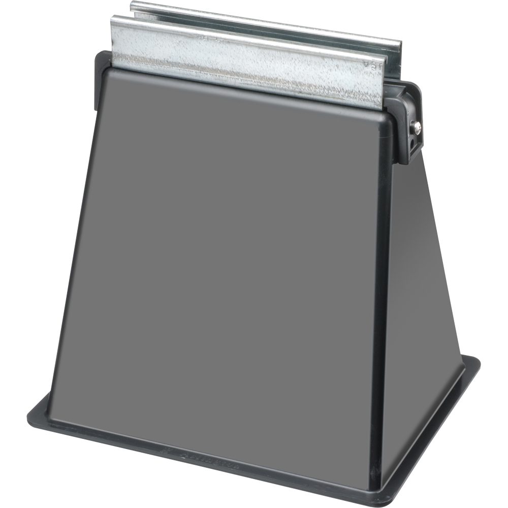 RTSE1209 Rooftop Support With Strut Clamp, 10-5/8 in L x 11.77 in W, For Use With Circular/Raise Conduit Off Roof Surface, Plastic