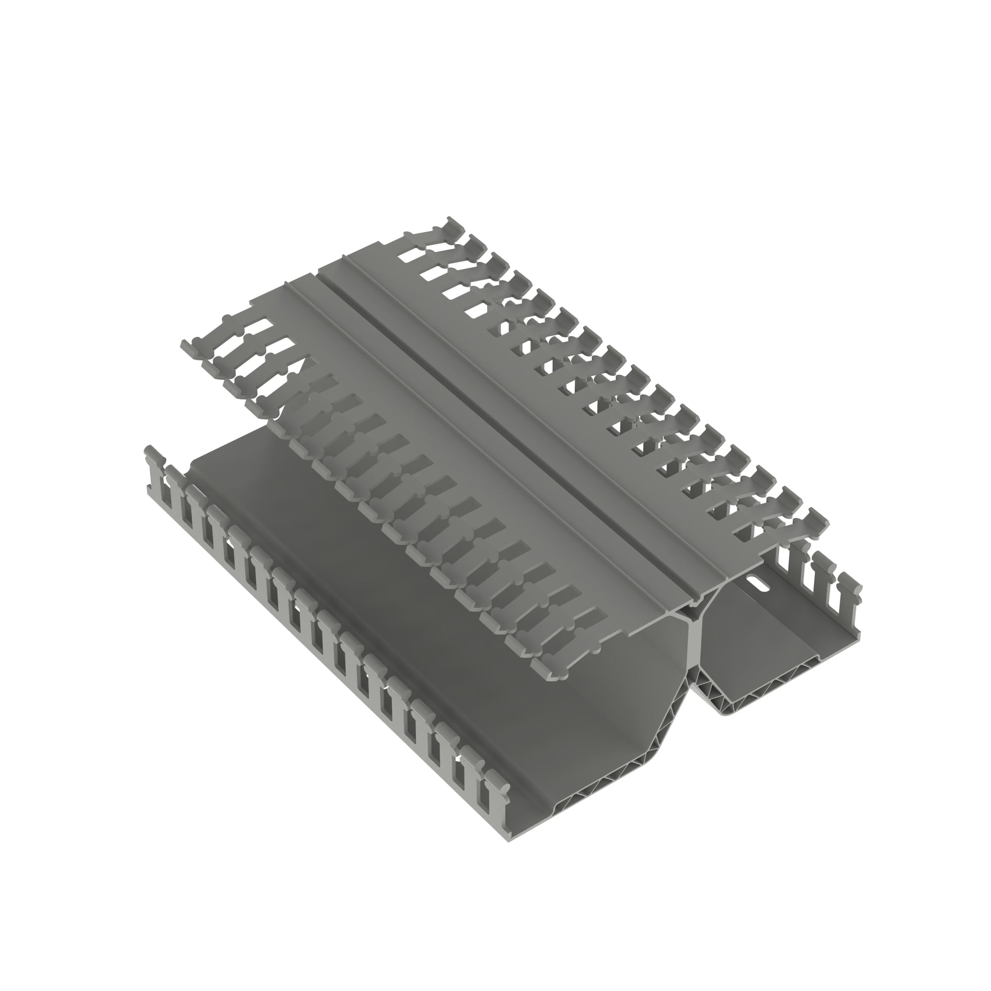 DRD33LG6 Panduct PanelMax DRD Wiring Duct, 0.31 in Slotted Slot, 7-1/4 in W x 3.14 in D, PVC