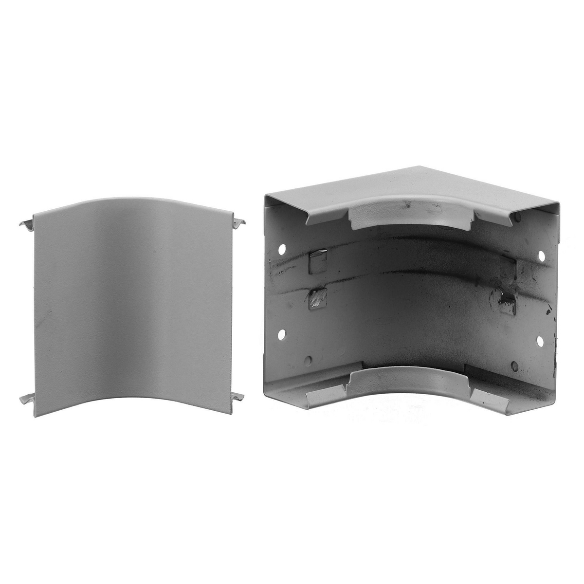 HBL4717GY HBL4750 Standard Undivided Internal Elbow, 90 deg Bend, 1-1/4 in Bend Radius, Roll Formed Steel