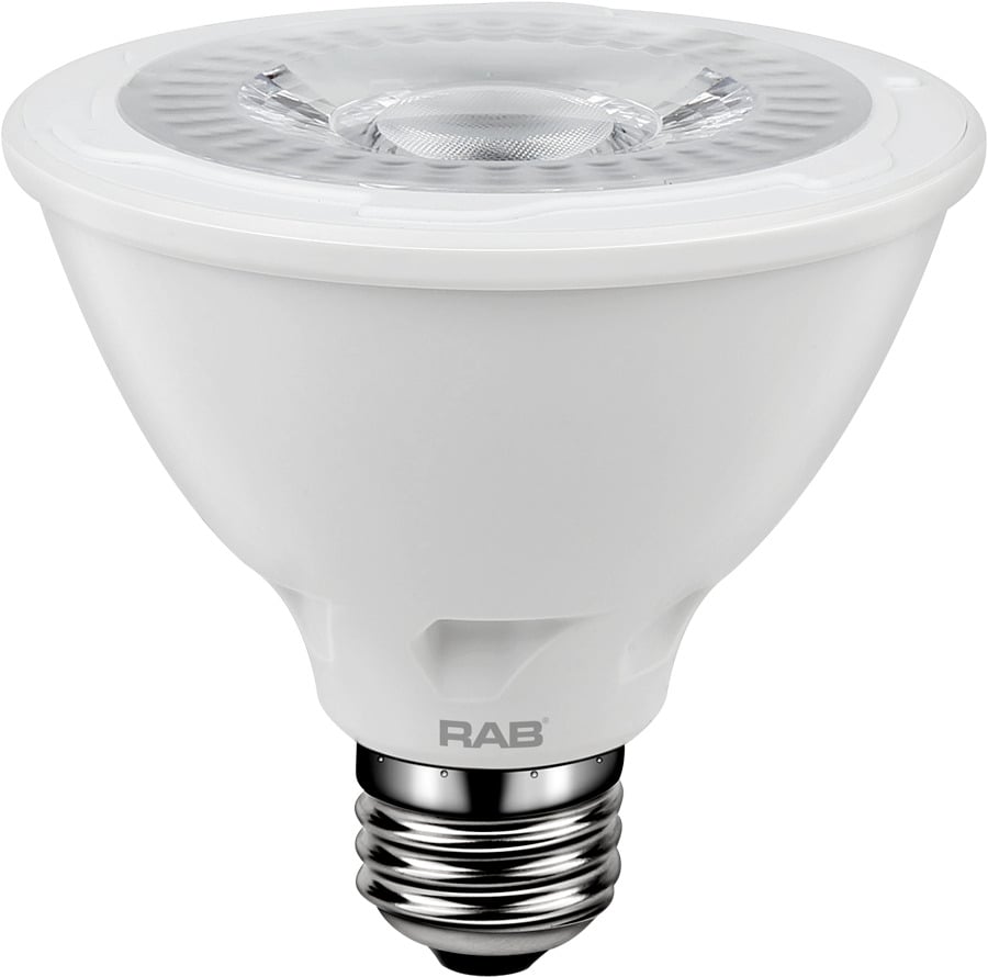 PAR30S-11-940-40D-DIM Dimmable Short Reflector LED Lamp, 11 W, 75 W Incandescent Equivalent, E26 Lamp, PAR30s Shape, 900 Lumens