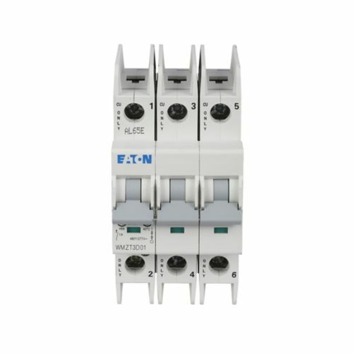 WMZT3D08 Current Limiting Miniature Circuit Breaker, 277/480 V AC, 8 A, 10/15 kA Interrupt, 3 Poles, Thermal Magnetic Trip