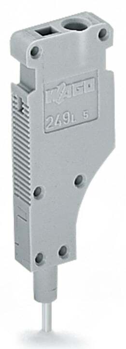 249-142 Operating Tool L-Type Modular, For Use With Bridging Commoned Terminal Blocks, 0.227 MJ Fire Load, Polyamide, Gray