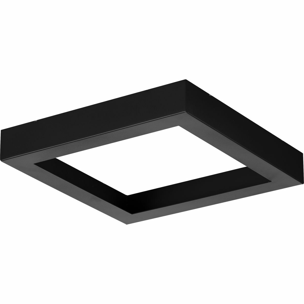 P860053-031 Everlume Edgelit Square Trim Ring, Steel, Black