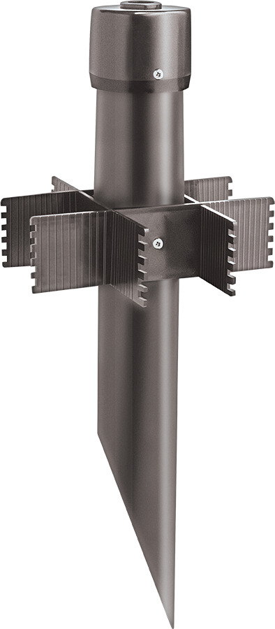 MP19A Mini Mighty Post, 3-1/4 in Dia x 19 in H, In-Ground Mount, SCH40 PVC