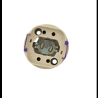 Twist-in Socket for G24q and GX24q Lamp Bases, 4-Pin, 120 W, 600 V, White/Purple