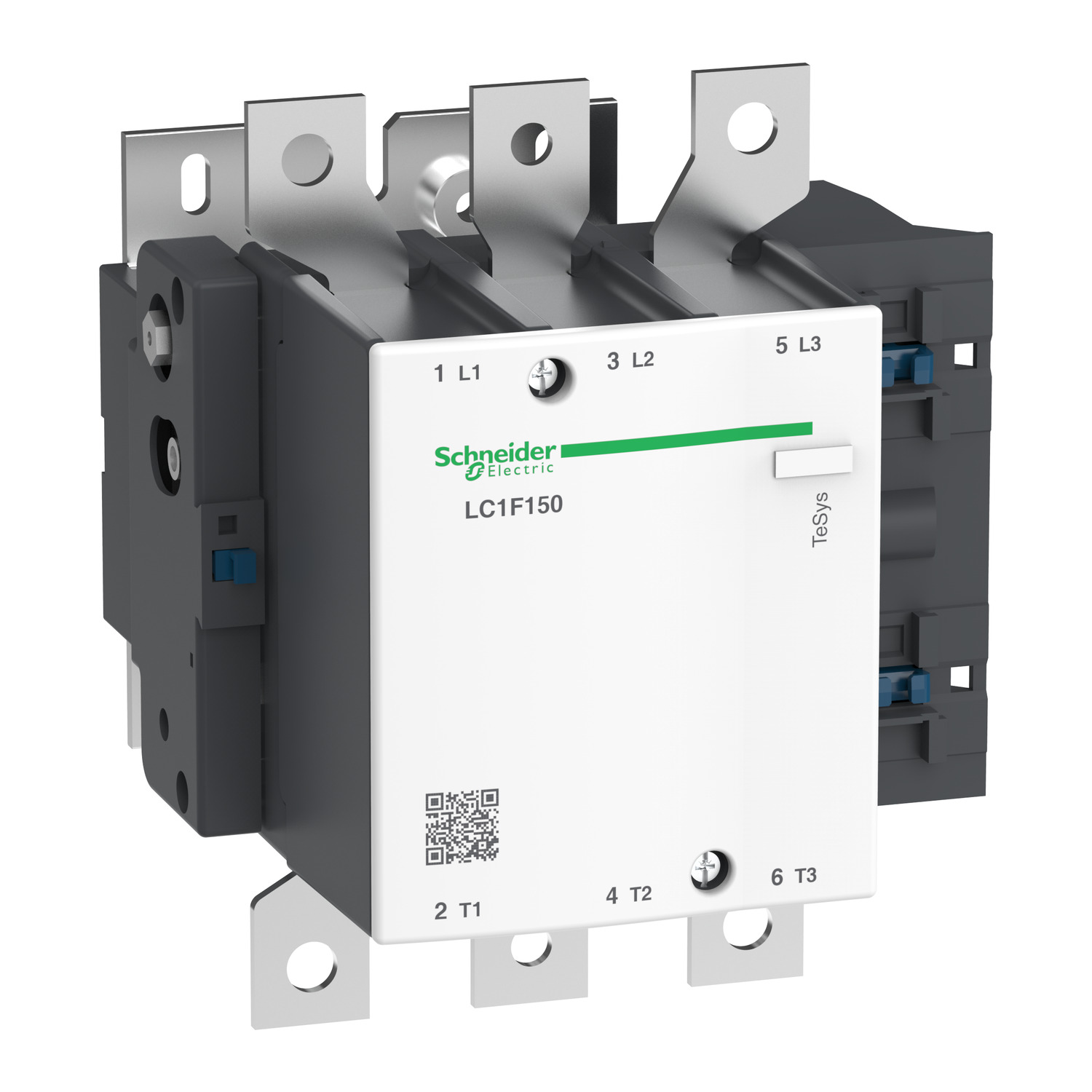 LC1F150X7 LC1F Contactor, 600 V AC V Coil, 250 A, 3 Poles