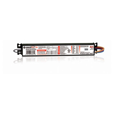 GE432MAXPN/ULTRA High Efficiency Electronic Ballast, 32 W Lamp, 120 to 277 V AC, Instant, 0.87 Ballast Factor