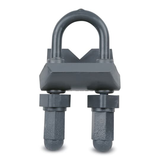 RA11/2-G Ocal Right Angle Beam Clamp, 1-1/2 in Conduit, Malleable Iron, PVC Coated