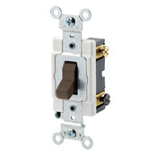 CSB3-15 3-Way Grounding AC Quiet Toggle Switch, 120/277 V AC, 15 A, 1/2, 2 hp Power Rating
