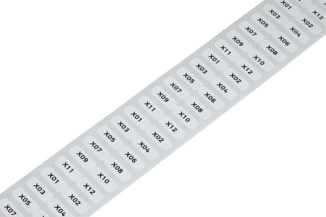 Labels; for Smart Printer; permanent adhesive; 6 x 15 mm; white