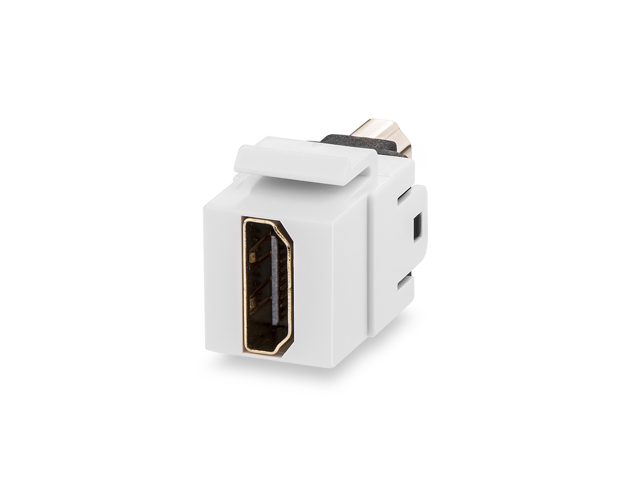 HDMI Connector Module, Type A Keystone Module, White