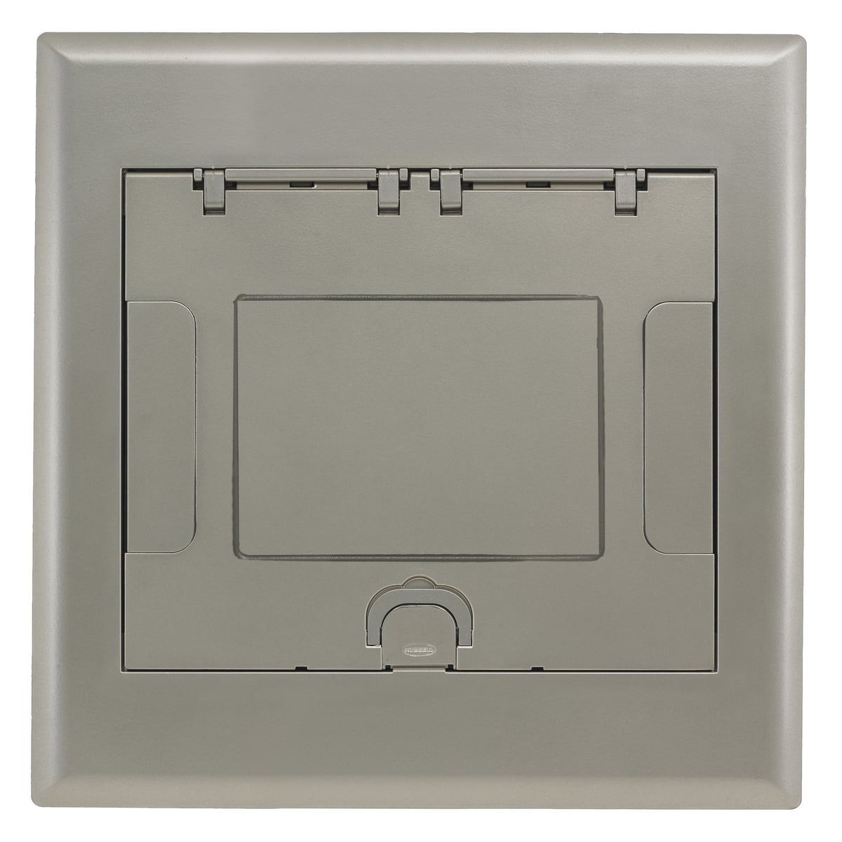 4GAFBCVRNKC AFB Non-Metallic Floor Box Cover, 13 in L x 13-1/4 in W, Cast Aluminum