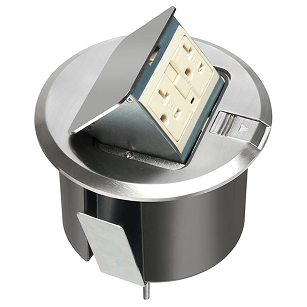 FLBT6520GNL Pop-Up Countertop Box Kit, 1 Gang, Plastic/Steel