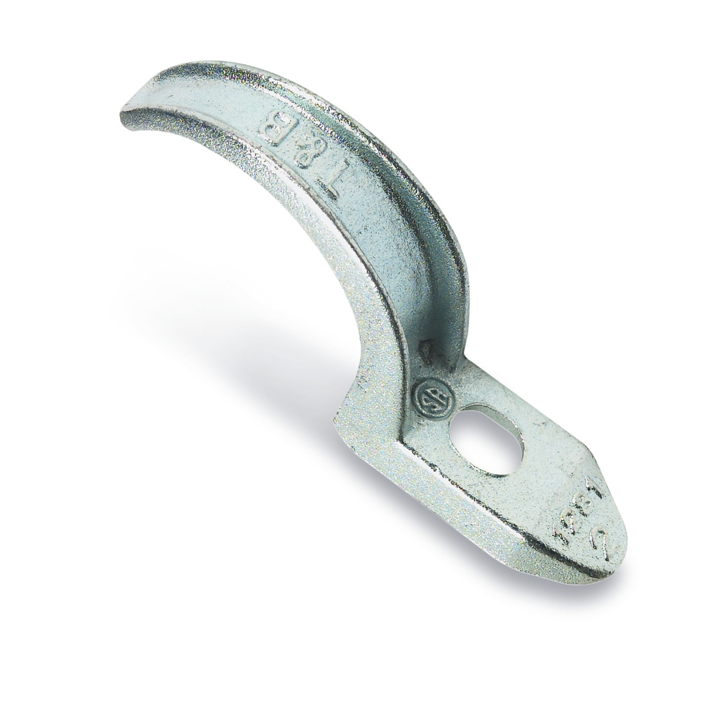 1279 T&B 1-Hole Pipe Strap, 1-1/4 in Conduit, Malleable Iron