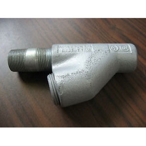 Vertical Drain Seal Fitting, 1 inch, MNPT x FNPT, Malleable Iron