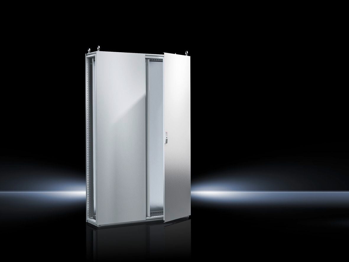 8080500 TS 8 Double Door Baying System Enclosure, 39 in W x 16 in D x 71 in H, NEMA 12/IP55, Carbon Steel