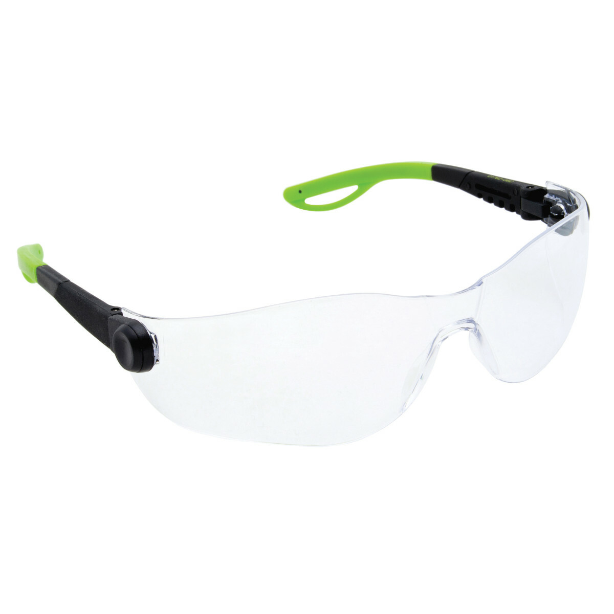 01762-06C 2-Model Safety Glasses, Anti-Scratch, Clear Lens, Frameless Frame, ANSI Specified