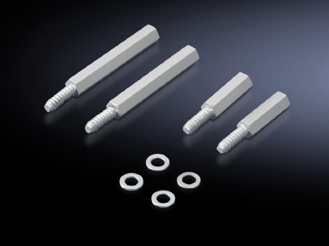 2311250 Universal Assembly Spacer With Self-Tapping Thread, Panel Surface Mount, For Use With Doors/Locks Enclosure, Steel