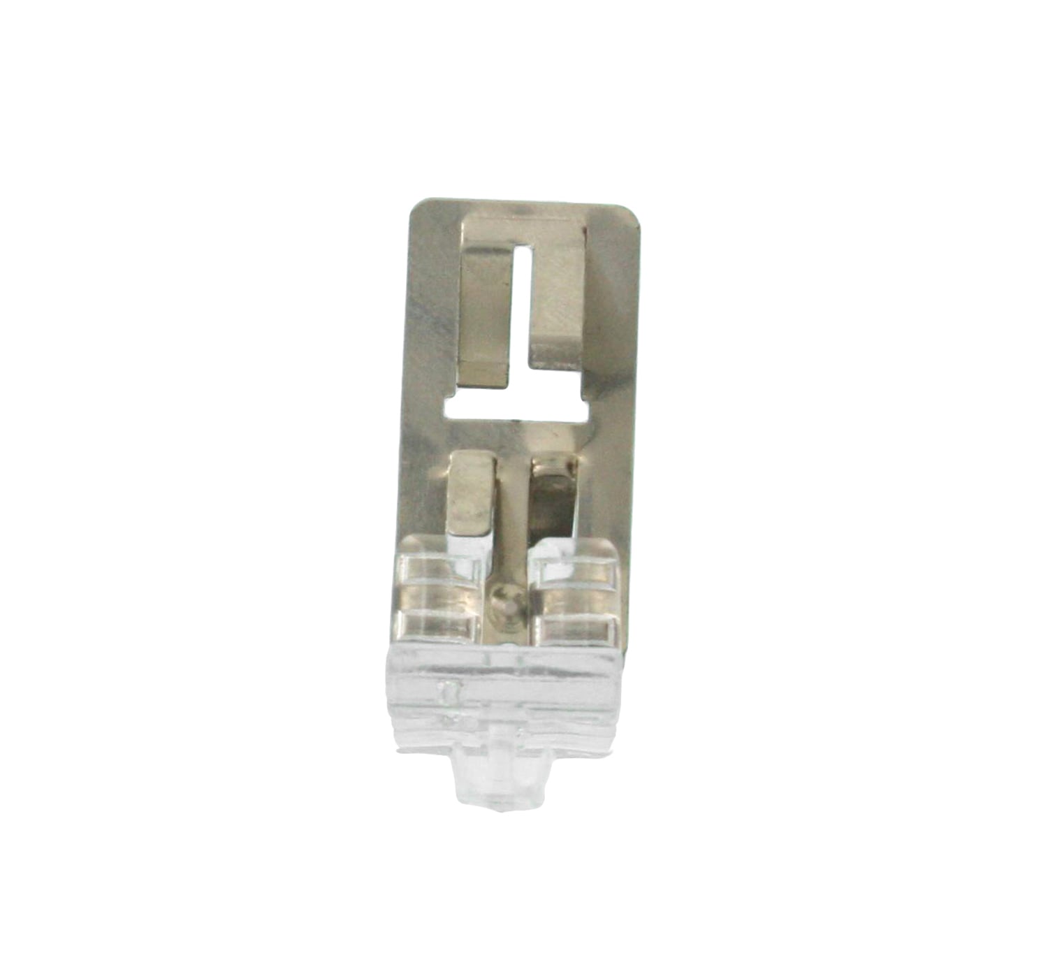 23452-MTS Short Lamp Support Clip, For Use With Long Twin Tube 2G11 Base Fluorescent Lampholder, Snap-In Mount, Polycarbonate, Clear