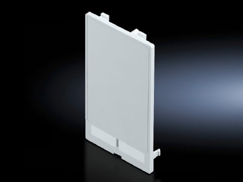 2482590 Modular Interface Cover, For Use With TS8 Series Enclosure, IP65, Blank Plate, Die Cast Zinc/Polycarbonate, Graphite Gray/Sulfur Yellow