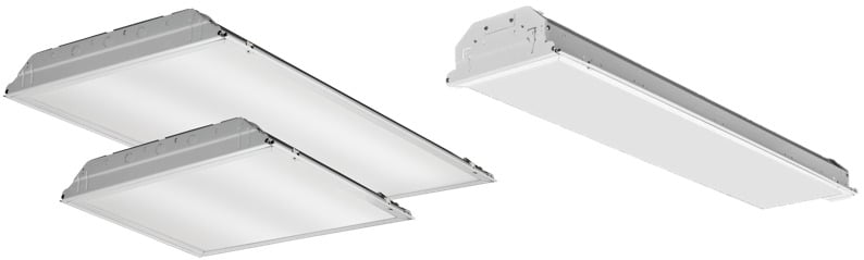 2GTL2 LP835 2GTL Lensed Troffer, (1) Lamps Lamp, 120 to 277 V AC, Steel Housing