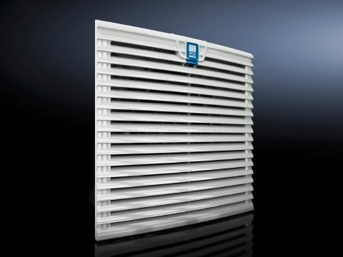 3239500 TopTherm 1-Phase Fan and Filter Unit With EC Technology, 200 to 240 V AC, 0.05 A, 6 W Power Rating, 61.8 cfm Air Flow, NEMA 3/3R/4/4X/12/IP54/55/56 Enclosure